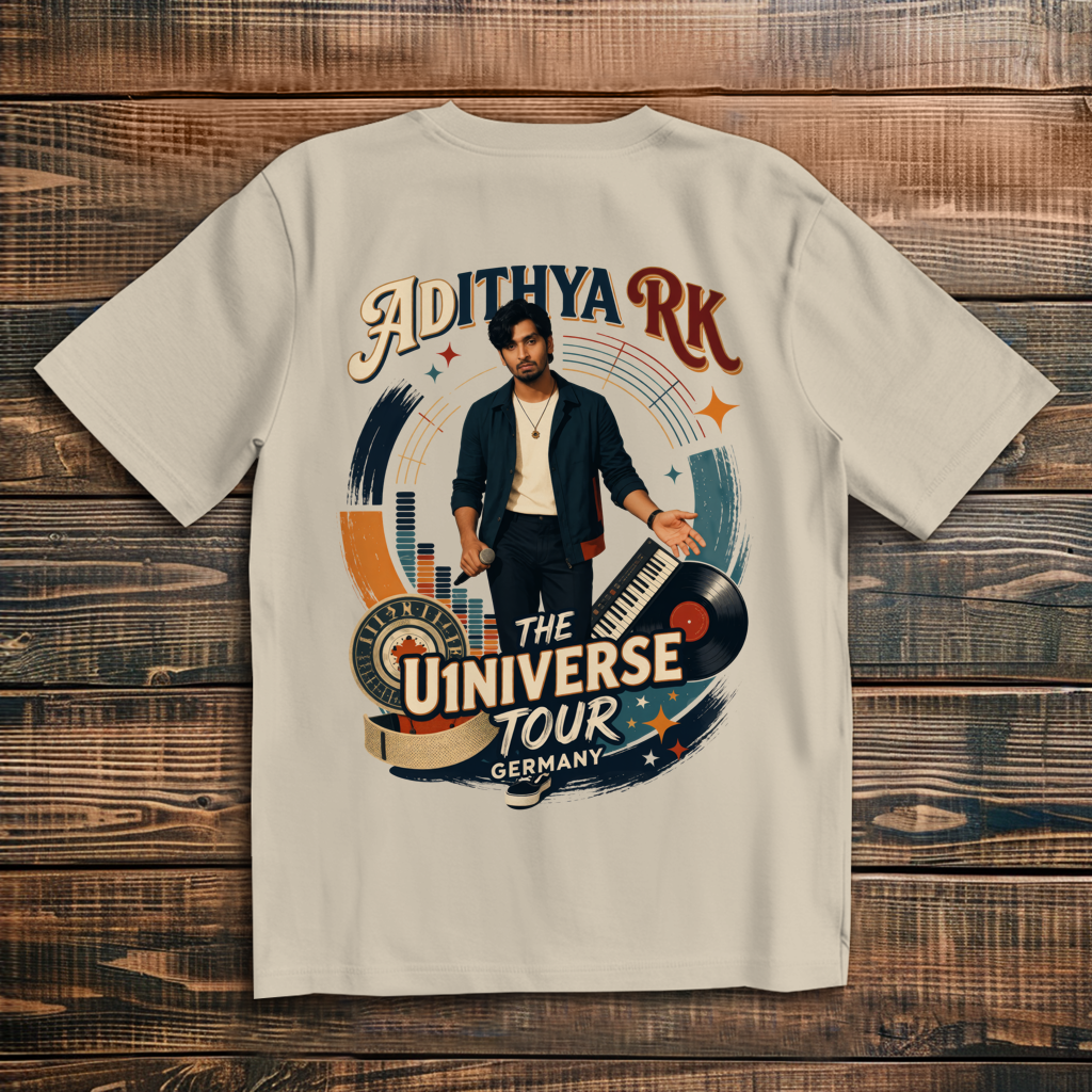 Oversize T-Shirt Adithya RK - Retro